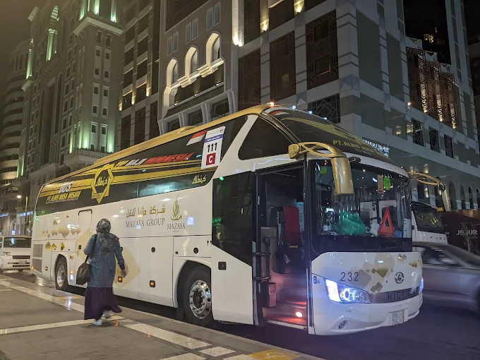 Albis Mazaya Grup Bus di Makkah Madinah