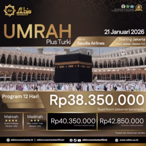 Daftar Harga Biaya Paket Umroh Plus Turki Terbaru